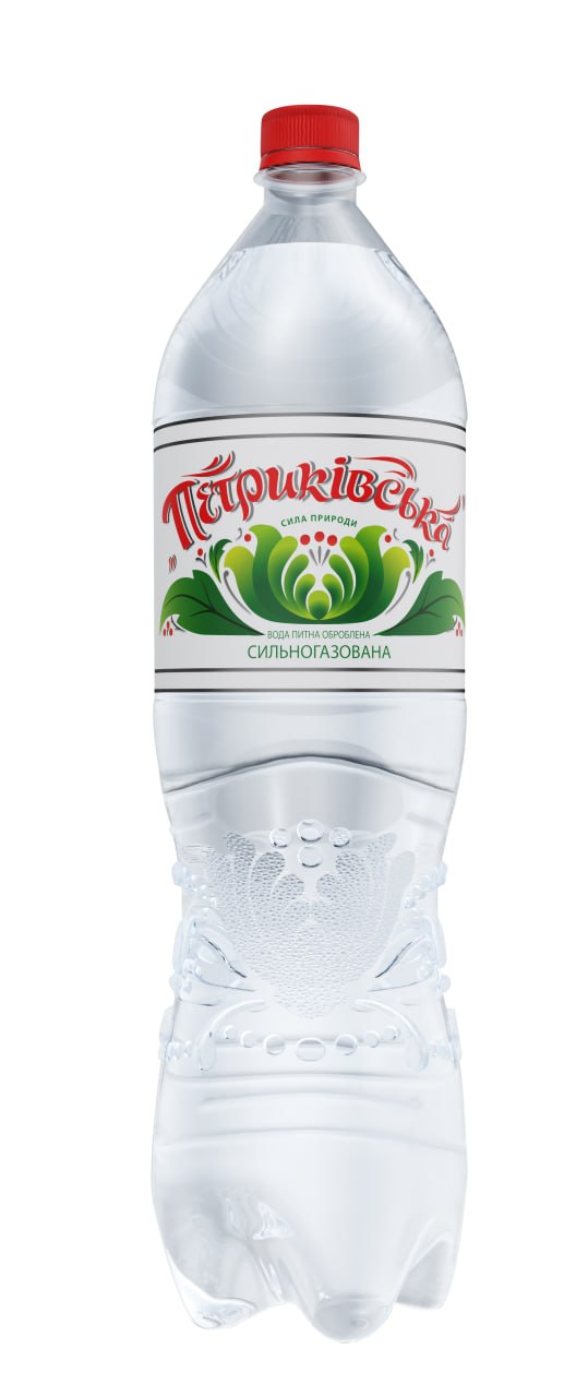 Питна вода ТМ «Петриківська» 1,5 л сильногазована